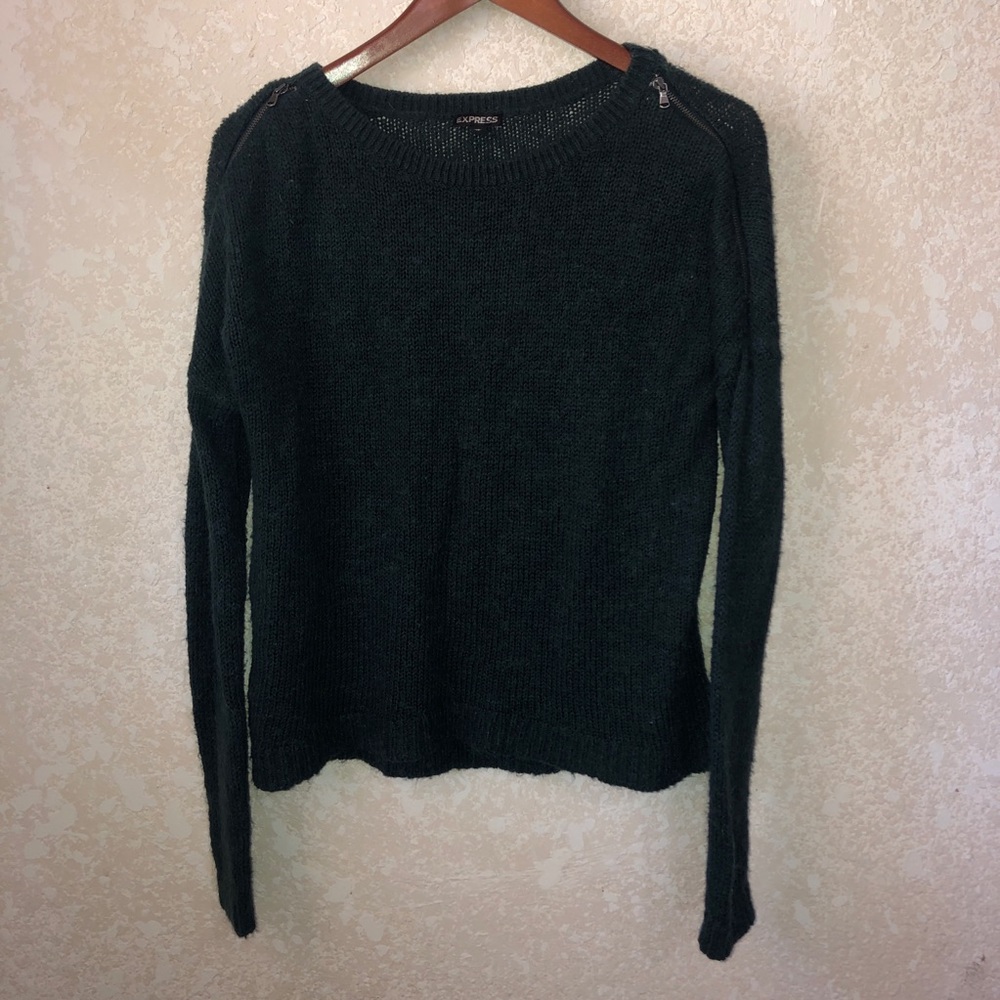 Open shoulder sweater